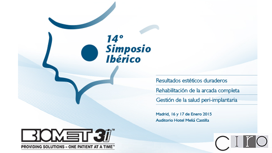 Conferencia del Dr. Jaime Jiménez García en el 14º Simposio Ibérico de Biomet