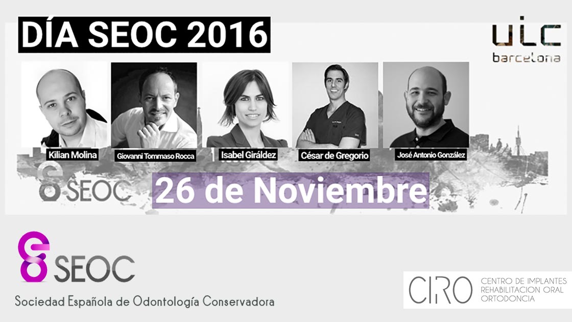 El equipo médico de la clínica dental CIRO exponen y participan en el Día SEOC 2016